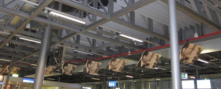 Creativa campaña en el aeropuerto de Ginebra